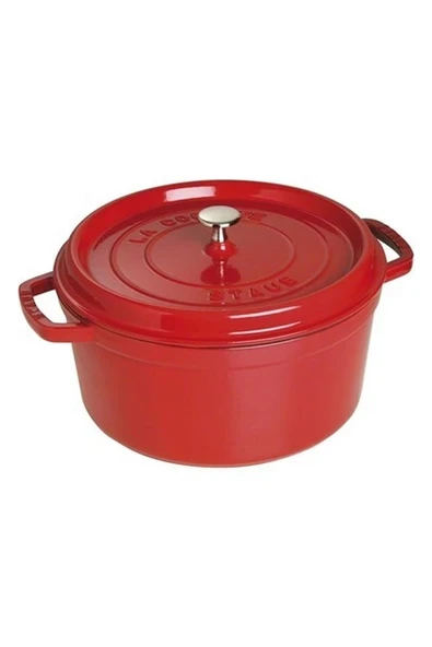 Staub Döküm Tencere Yuvarlak 28 cm Kiraz ürün görseli 1