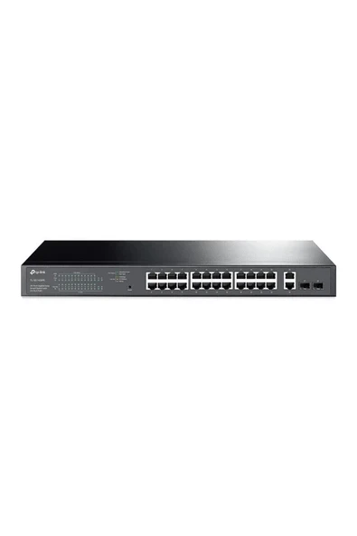 Tl-sg1428pe 24 Port Gıgabıt + 2xgıgabıt Rj45/sfp Uplınk Yönetilebilir 250w Poe Rackmount Swı ürün görseli 1