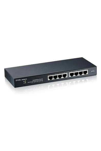 8 Bağlantı Noktalı 10/100/1000 Gigabit Switch | Smartmanaged | Masaüstü/duvar Tipi ve Fansız | Vlan, Igmp, Qos ürün görseli 1