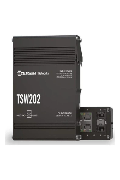 Yönetilebilir Endüstriyel Poe Switch 8x 10/100/1000baset Poe Port (30W) 2x 1 Gbps Sfp Yuvası Giriş ürün görseli 1