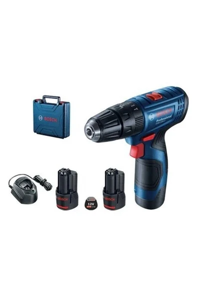 Bosch Gsb 120-LI Profesyonel 12 Volt 2,0 Ah Çift Akülü Darbeli Delme Vidalama ürün görseli 1
