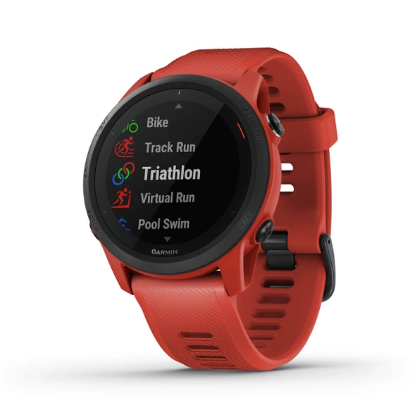 Garmin Forerunner 745, GPS Koşu İzle, Detaylı Eğitim Stats ve In-Device Workouts, Essential Smartwatch Functions, Red ürün görseli 1