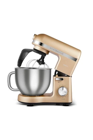 Karaca Mastermaid Chef Pro Çift Kollu Stand Mikser Mineral Gold 1750W ürün görseli 1