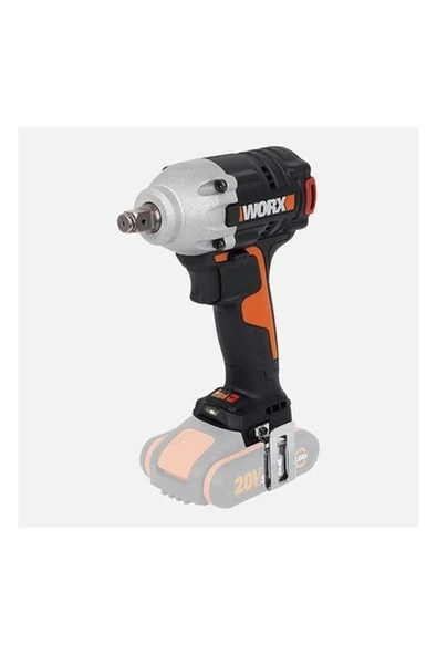 Worx WX272.9 20VOLT 300NM Kömürsüz Profesyonel Somun Sıkma (Akü Dahil Değildir) ürün görseli 1