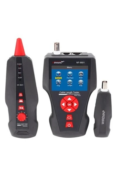 Noyafa NF-8601 Dıgıtal Kablo Test ve Uzunluk Ölçüm Cihazı ürün görseli 1