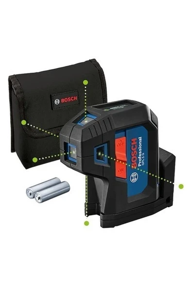Bosch Gpl 5 G Professional Kompakt 5 Nokta Yeşil Lazer ürün görseli 1