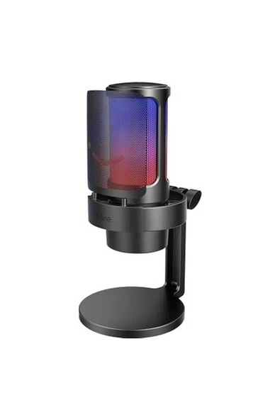 USB Mikrofonu, Ampligame Oyun Bilgisayarı Masaüstü Kondansatör, Rgb Mikrofon, Mac/bilgisayar/ps4/ps5'te Youtube, Sessiz Düğmeli, Mikrofon Kazancı, Pop Filtresi, Şok Montajı, Kulaklık Jakı-A8 ürün görseli 1