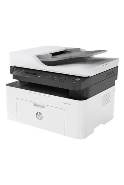 HP Laser MFP 137fnw, Baskı, Fotokopi, Tarama, Faks, Dakikada 20 sayfaya kadar siyah beyaz, 128 MB Ram, 4ZB84A ürün görseli 1