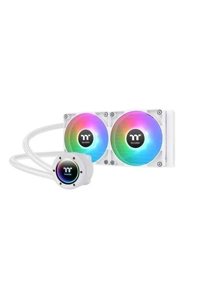 240MM TH240 V2 CL-W364-PL12SW-A Argb AM5-1851P Sıvı Soğutmalı Işlemci Fanı Beyaz ürün görseli 1