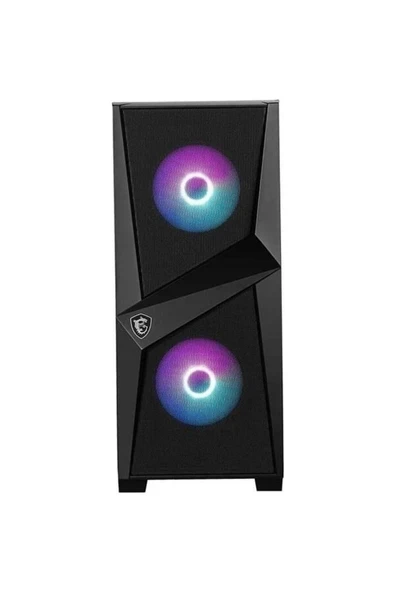 MSI -Msı 750W 80+ Bronze Mag Forge 100R Gaming Mid-Tower Pc Kasası Siyah ürün görseli 1