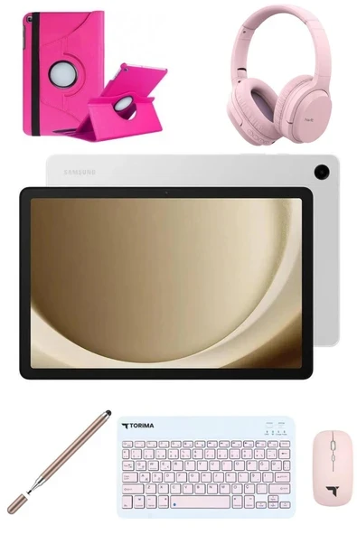 Galaxy Tab A9 PLUS 6 GB RAM 128 GB 11'' TABLET+KILIF+KALEM+KLAVYE+MOUSE+BLUETOOTH KULAKLIK ürün görseli 1