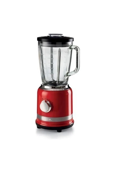 Moderna Blender Kırmızı 0585/00-4 Paslanmaz Çelik Bıçak, 4 Hız Fonksiyonu, 1000 Watt, 1,5 Litre, Cam Hazne, Buz Kırma Fonksiyonu, Malzeme Eklenebilir Kapak ürün görseli 1