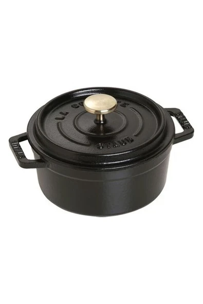 Staub La Cocotte Döküm Tencere Siyah 12CM-405094710 ürün görseli 1