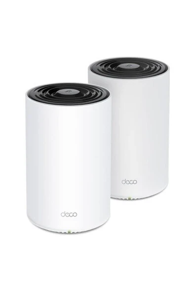 Deco PX50(2-PACK), AX3000 + G1500, 1 Ghz Cpu, Powerline/mesh, Yapay Zeka Desteği, Gigabit Portları, 150 Cihaza Kadar Bağlantı, 420 M² 'ye Kadar Kapsama, Powerline Mesh Wifi 6 Sistemi ürün görseli 1