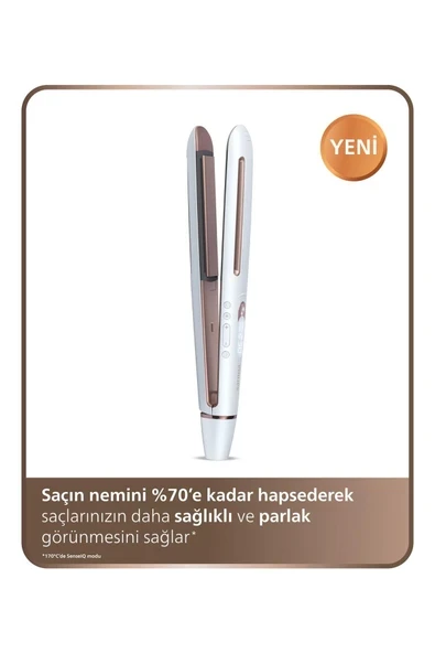 BHS830/00 SenseIQ Prestige 8000 Serisi Saç Düzleştirici ürün görseli 1