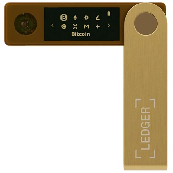 Ledger Nano X Altın Kripto Donanım Cüzdanı ürün görseli 1