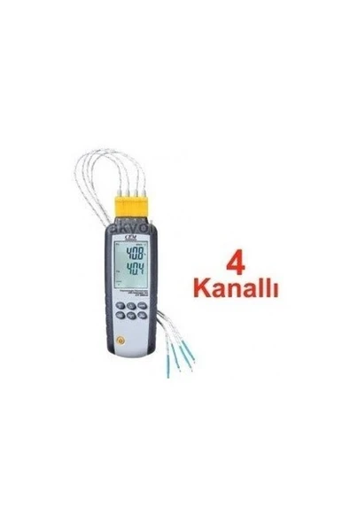Cem DT-3891G Sıcaklık Kayıt Cihazı 4 Kanallı Datalogger ürün görseli 1