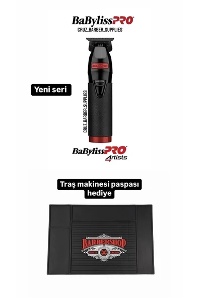 BabylissPro Boost+ Kırmızı FX7870RBPE Profesyonel Saç Çizim Makinesi ürün görseli 1