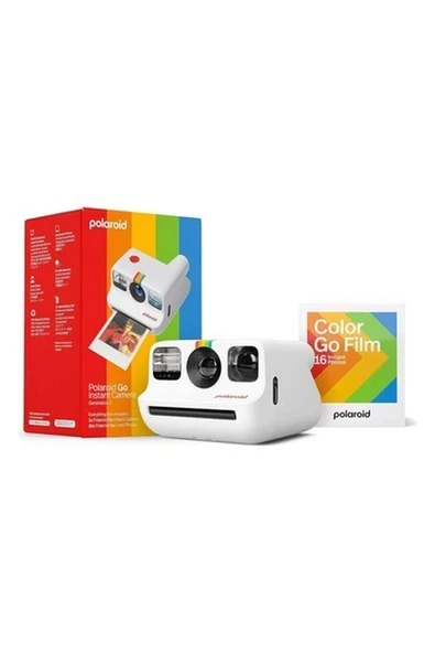 Everything Box Polaroid Go Generation 2 Beyaz Mini Anında Film Kamerası ürün görseli 1