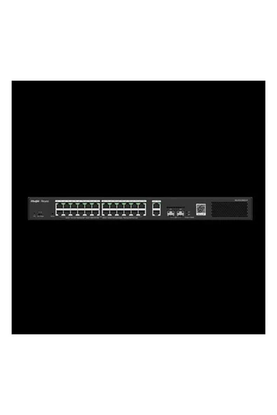 Ruıjıe 24PORT 370W Full Poe RG-ES228GS-P Gıgabıt 2-Fsp 2-Uplink Yönetilebilir Switch ürün görseli 1