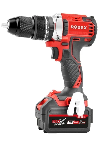 Rodex Rpx2340f Kömürsüz Darbeli Matkap 20 V Çift Akülü Vidalama ürün görseli 1