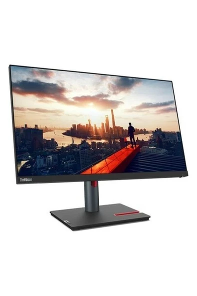 Lenovo Thinkvision P24H-30, 23.8" Qhd (2560X1440) IPS Monitör, 63B3GAT6TK Pivot, Yükseklik Ayarlı Ayak, USB Type-C, RJ45 Ethernet Hub ürün görseli 1