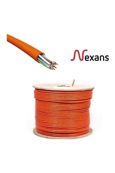 Nexans Cat6 Utp 23AWG 500M Saf Bakır Lszh Kablo Lszh Hf ürün görseli 1