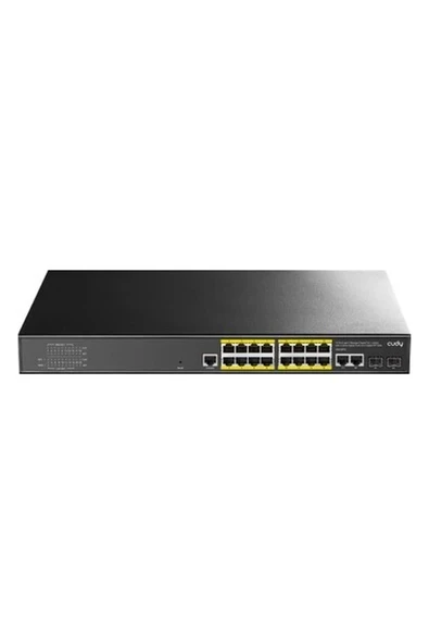 Cudy GS2018PS2-200W 16-Port Layer 2 Managed Gigabit Poe+ Switch With ürün görseli 1