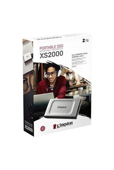 Kıngston 2tb SXS2000/2000G SSD USB 3.2 Harici Disk ürün görseli 1