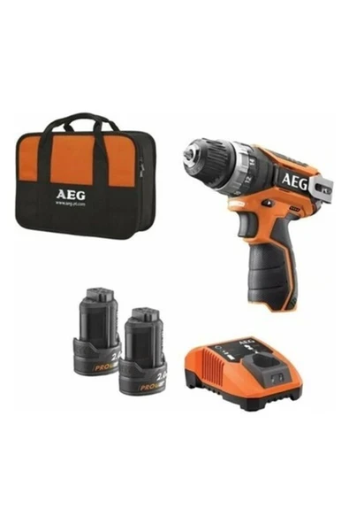 AEG Matkap Şarjlı Akülü El Aleti Akülü Matkap (2 x 12 V 2.0 Ah) Çok Amaçlı El Aleti ürün görseli 1