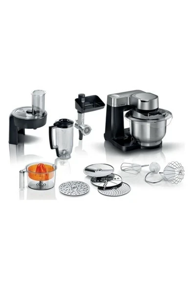 Mediterian Metal MUMS2VM40 Mutfak Robotu  li 300 + ml  220 - 240 V Siyah C / F Mo ürün görseli 1