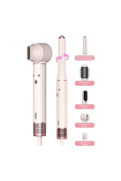 Sinbo Pro  Compact Uzun Multi-Styler Hava Üfleme 5in1 Saç Şekillendirici Bldc Motor Shd-1719 ürün görseli 1
