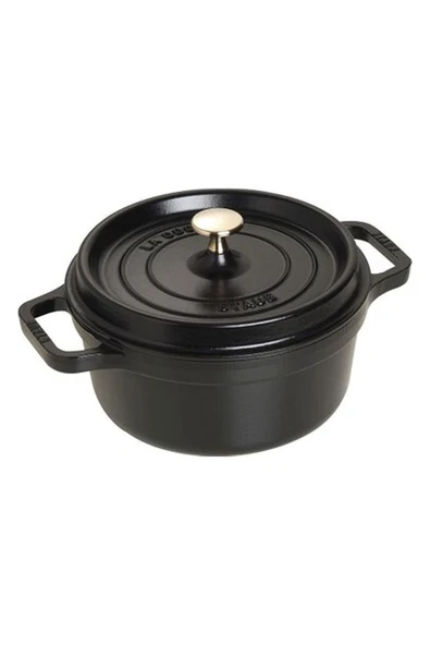 Staub Döküm Tencere Yuvarlak 22 cm Siyah ürün görseli 1
