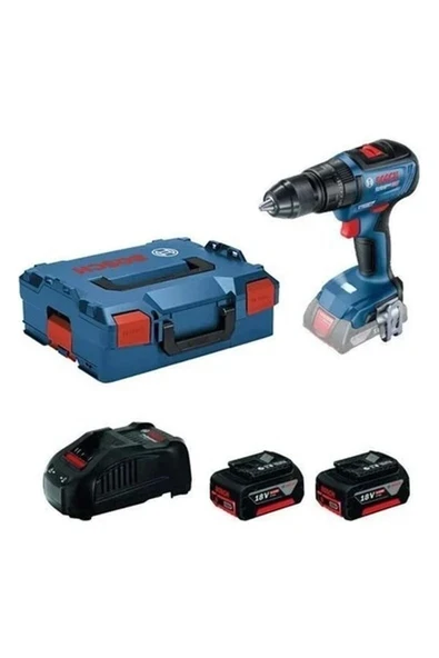 Bosch Gsb 18V-50 Darbeli Vidalama Makinesi  2x2 Ah Akül ürün görseli 1