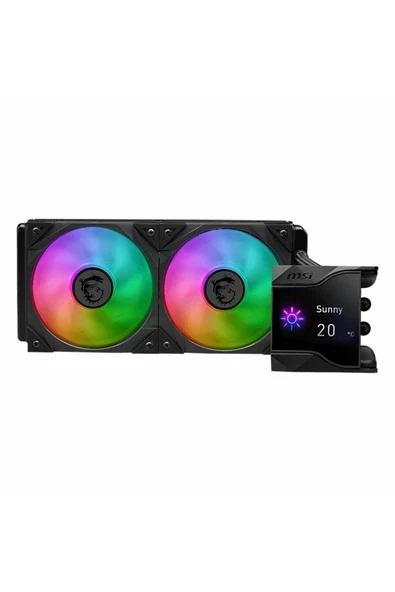 MPG CoreLiquid D240 ARGB 240mm AM5/1851P Siyah İşlemci Sıvı Soğutucu ürün görseli 1