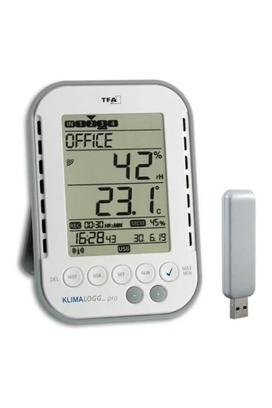 Tfa 30.3039 Klimalogg Pro Sıcaklık ve Nem Kayıt Cihazı ürün görseli 1