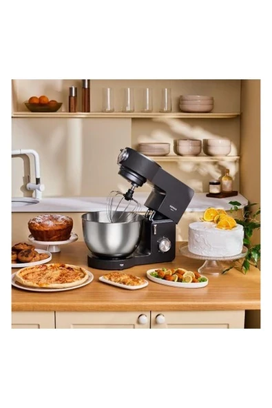 Karaca Multichef Ultra 2000W 7 Litre Stand Mikser Anthracite (Kıyma Çekme/sucuk-Sosis/içli Köfte Aparatlı) ürün görseli 1