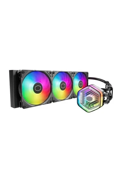 COOLERMASTER 360MM ATMOS 360 MLX-D36M-A25PZ-R1ARGB AM5-1700P SIVI SOĞUTMALI İŞLEMCİ FANI ürün görseli 1
