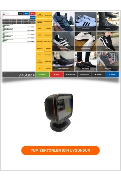 Masaüstü Barkod Okuyucu + Barkodlu Satış Sistemi Programı ürün görseli 1