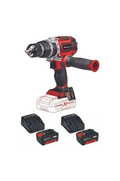 Einhell Tp-Cd 18/60 Li-I Bl 2X4.0AH Kömürsüz Darbeli Vidalama Matkap ürün görseli 1