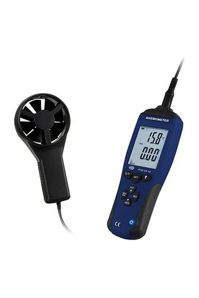 Pce Va 10 Hava Hızı Debisi Sıcaklık Ölçer Anemometre ürün görseli 1