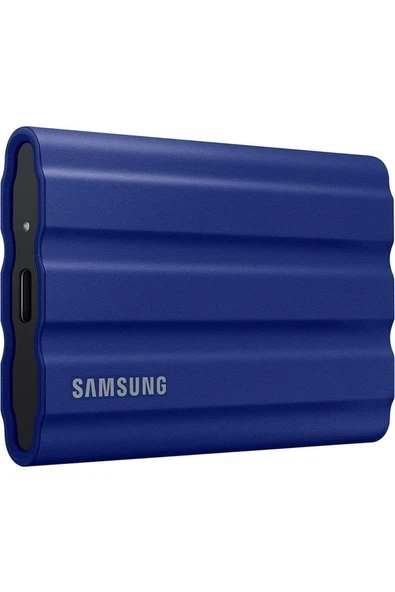 Samsung T7 Shield 1TB Mini USB 3.2 Mavi Taşınabilir SSD MU-PE1T0R/WW ürün görseli 1