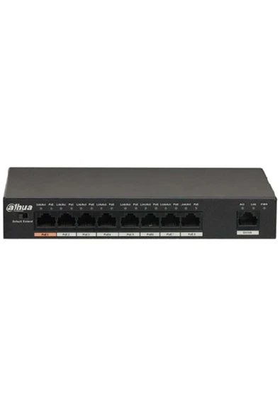 Pfs3009-8et-96 8 Port 10/100 96w Poe Switch ürün görseli 1