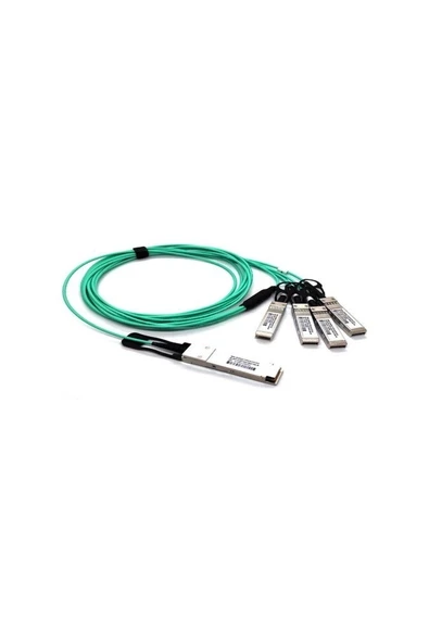 Beek BN-S40G/4X10G-AOC-05 5 mt 40G Qsfp+ To 4 x 10G Sfp+ Aoc Kablosu ürün görseli 1