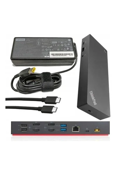 Lenovo 40AF0135EU Thinkpad Hybrid Usb-C With Usb-A 135W Dock Station (Outlet) ürün görseli 1