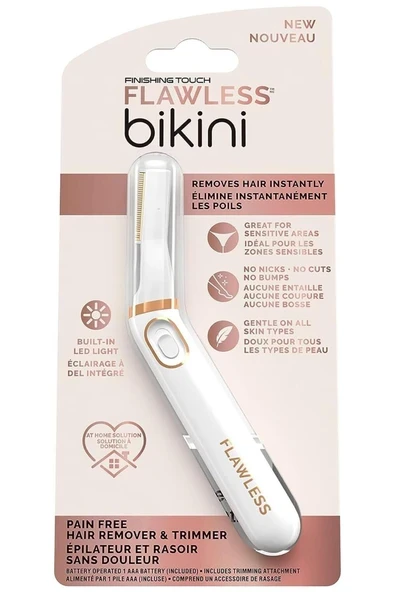 50 Hz / 60 Hz Flawless Bikini Epilasyon Cihazı 2 Yıl C / F TR Kuru Belirtilmemiş Kablosuz İthalatçı ürün görseli 1