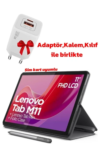 Tab M11 SIM KART UYUMLU TABLET 8Gb 128Gb HAFIZA ANDROID TABLET 11İNC ürün görseli 1