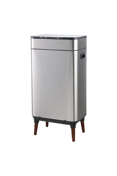 Mase Mode Çöp Kovası 60L Sensörlü Ozon Özellikli Çöp Kovası (Ahşap Ayaklı) ürün görseli 1