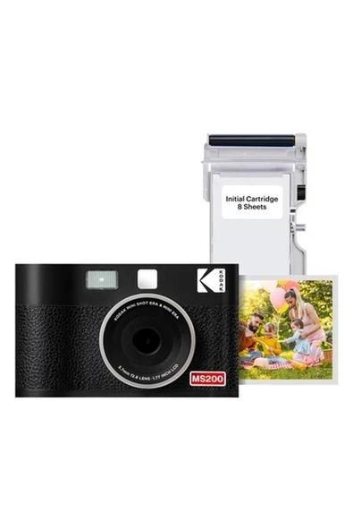 Kodak Mini Shot 2 Era - Siyah Filmli Fotoğraf Makinesi / 8 Baskılık Tanışma Seti ürün görseli 1
