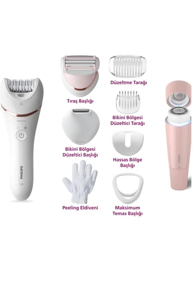 Kişisel Bakım Seti ISLAK KURU EPILATOR Ve Philips Tüy Alma Makinesi ürün görseli 1